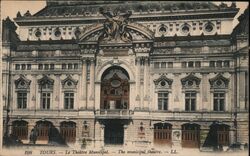 198. Tours. - Le Theatre Municipal - The municipal theatre. - LL. Postcard