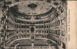 Teatro A. Ponchielli - Interno Postcard