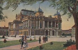 Royal Croatian National Theater Postcard