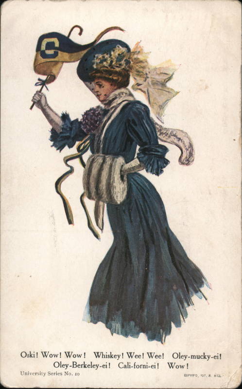 University of California Berkeley College Girl R. Hill