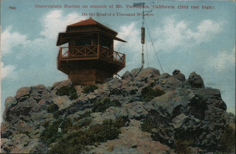 Observatory station on Summit of Mt Tamalpais California