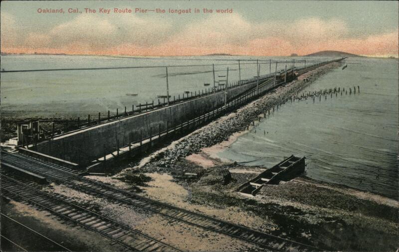 The Key Route Pier, the Longest in the World Oakland California