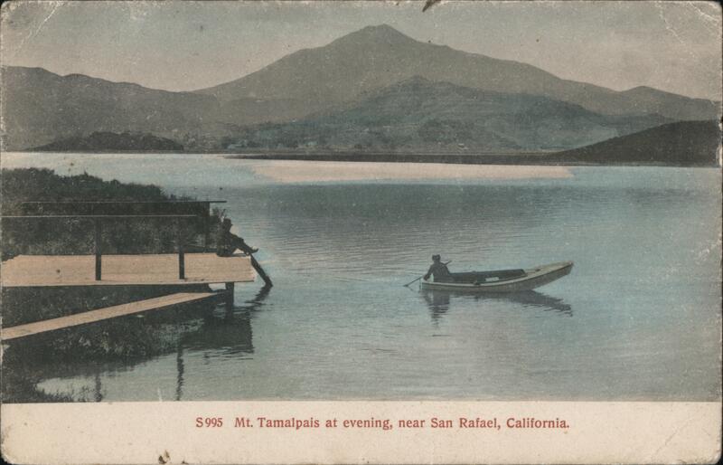 Mt Tamalpais at evening San Rafael California