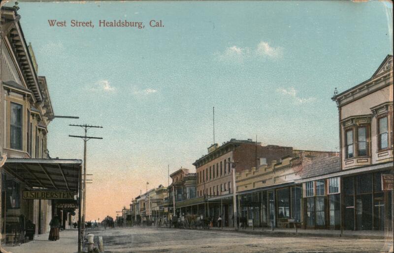 West Street Healdsburg California