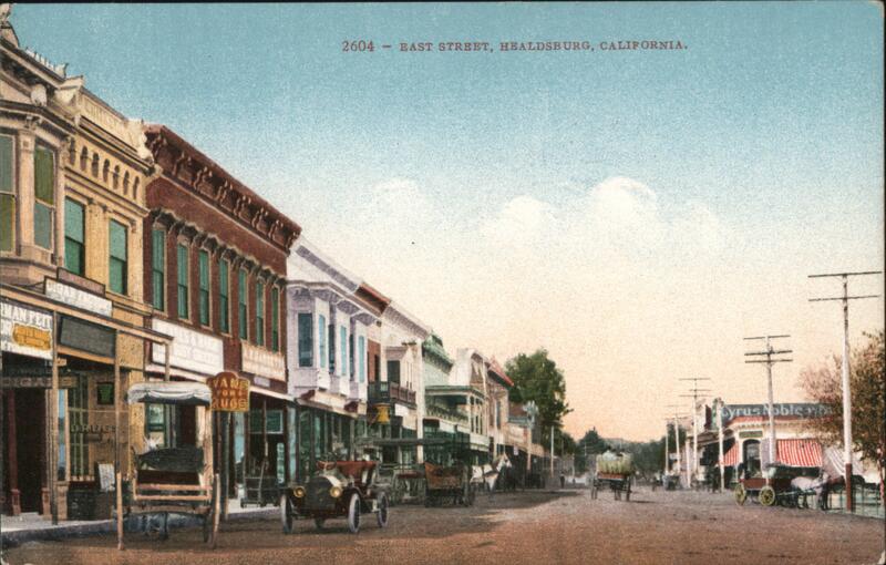 East Street Healdsburg California