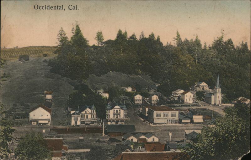 View of Town Occidental California