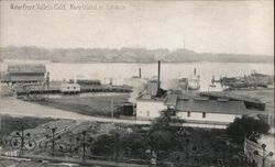 Waterfront with mare Island in the Distance Postcard