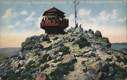 Marine Exchange Observatory, Summit of Mount Tamalpais Postcard