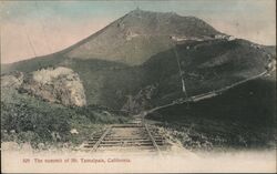Summit of the Mount Tamalpais Postcard