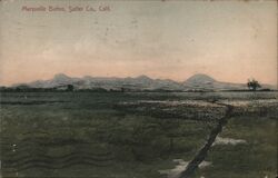 Marysville Buttes Sutter County Postcard