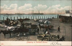 Shipping at Oakland Harbor Postcard