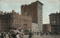 Junction, San Pueblo Avenue, Broadway and 14th Street Postcard