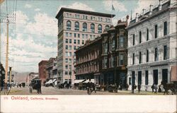 Oakland, California, Broadway Postcard