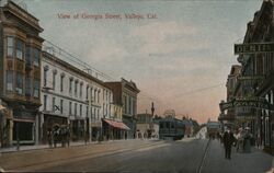 View of Georgia Street Postcard