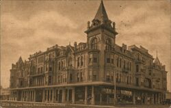 1718 - Hughes Hotel, Fresno, California Postcard