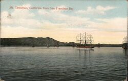 San Francisco Bay - Mt. Tamalpais Postcard