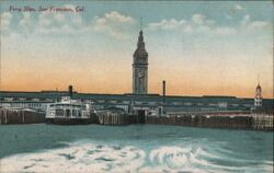 Ferry Slips Postcard
