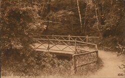 Rustic Bridge Postcard
