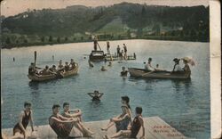 San Rafael baths Postcard