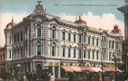 San Jose Safe Deposit Bank Postcard