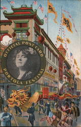 San Francisco Portola Festival 1909 Postcard