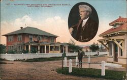 Burbank's New Residence and Information Bureau Postcard