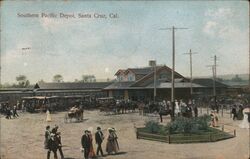 Southern Pacific Depot Postcard