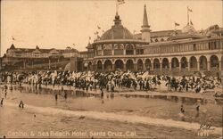 Casion & Sea Beach Hotel Postcard