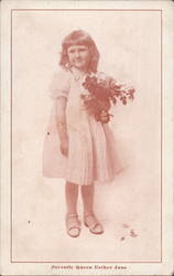 Juvenile Queen Esther Jones - Great Rose Carnival Postcard