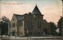 Public Library Postcard