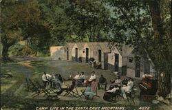 Camp life in the Santa Cruz mountains Postcard