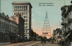 First National Bank Postcard