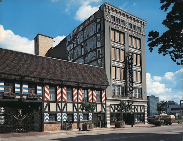 Pictured is Usinger's... the general offices, factory and retail store. Milwaukee Wisconsin
