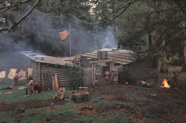 Reconstruction of Fort Clatsop Astoria Oregon Dan Dattilio