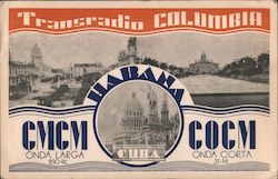 Transradio Columbia CMCM COCM Large Format Postcard