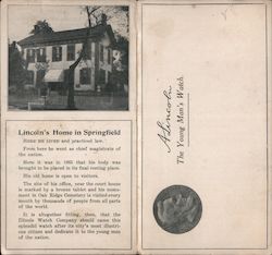 Lincoln's Home in Springfield Illinois Ephemera Ephemera Ephemera