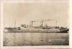 U.S.S. Monticello Ships Original Photograph Original Photograph Original Photograph