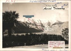 Rare: Aerial Tramway Postcard Production Art Original Photograph