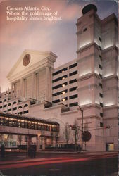 Caesars Atlantic City - Where the golden Age of Hospitality Shines Brightest Large Format Postcard