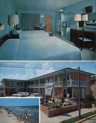 Castaways Court Motel-Myrtle Beach SC Large Format Postcard