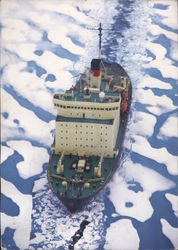 1994 Stanford Expedition Through Northwest Passage Large Format Postcard