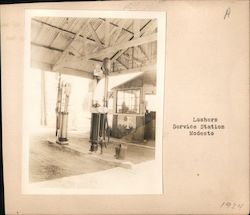 Loshers Service Station Original Photograph