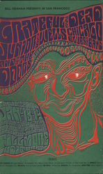 1967 Grateful Dead Large Format Postcard