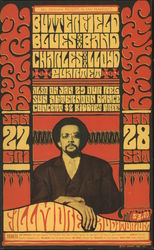 Butterfield Blues Band and Charles Lloyd Quartet at the Fillmore Large Format Postcard