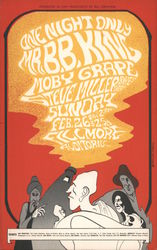 B.B. King at Fillmore Auditorium San Francisco, CA Performers & Groups Large Format Postcard Large Format Postcard Large Format Postcard