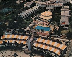 Beach Idyl at the Jamaica Playboy Club-Hotel Large Format Postcard