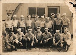 WWII Sailors "Section 'R' on the Ball", Identified Navy Original Photograph Original Photograph Original Photograph