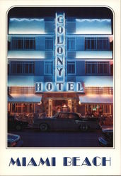 Colony Hotel - Miami Beach Florida A. Murillo Large Format Postcard Large Format Postcard Large Format Postcard