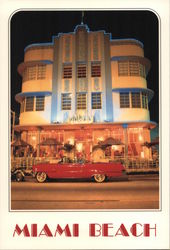 Miami Beach Large Format Postcard