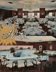 Alioto's Dining Room and Cocktail Lounge Large Format Postcard